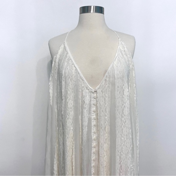 free people | sweet sea maxi dress ivory lace strappy s - Picture 4 of 12